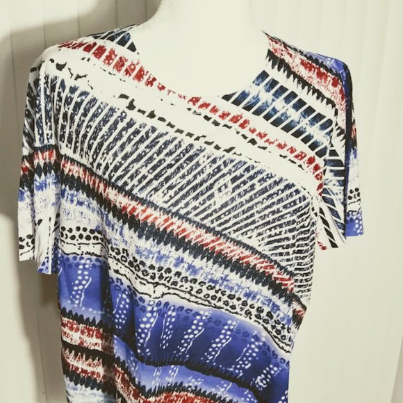ENDLESS DESIGN WOMEN'S L, TOP, MULTI COLOR STRIPES - Picture 2 of 6